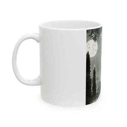 Alone with the Moon Again, 1941 - White Coffee Mug - Go Mug Yourself