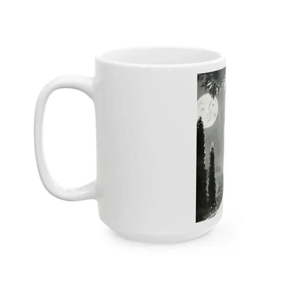 Alone with the Moon Again, 1941 - White Coffee Mug - Go Mug Yourself