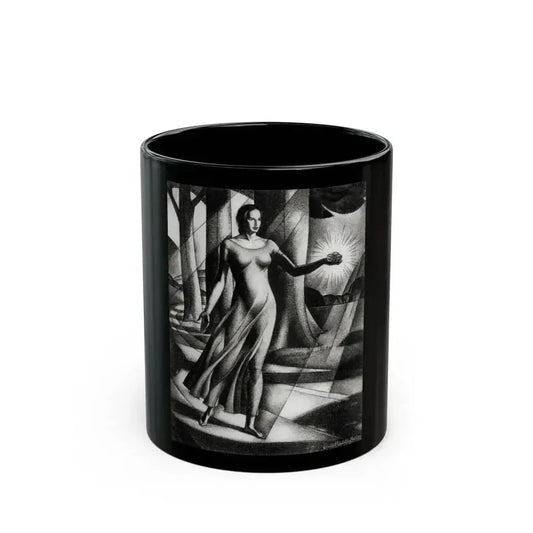 Along The Highroad of Life, McCall's magazine, December 1931 - Black Coffee Mug 11oz - Go Mug Yourself