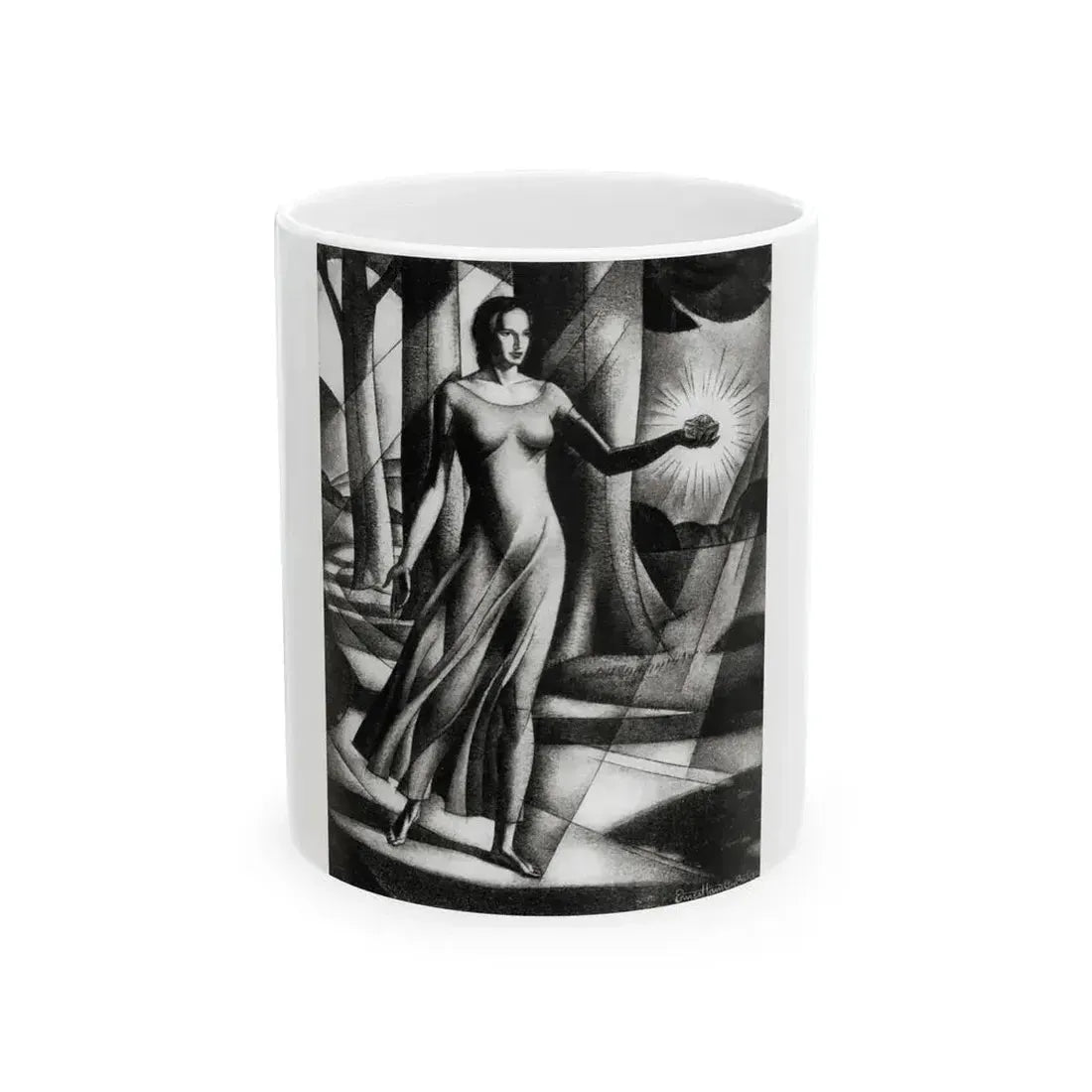 Along The Highroad of Life, McCall's magazine, December 1931 - White Coffee Mug 11oz - Go Mug Yourself