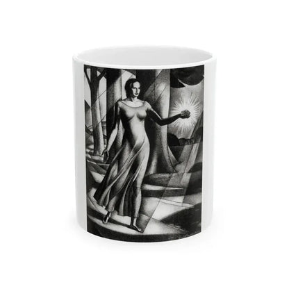 Along The Highroad of Life, McCall's magazine, December 1931 - White Coffee Mug 11oz - Go Mug Yourself