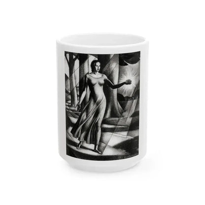Along The Highroad of Life, McCall's magazine, December 1931 - White Coffee Mug 15oz - Go Mug Yourself
