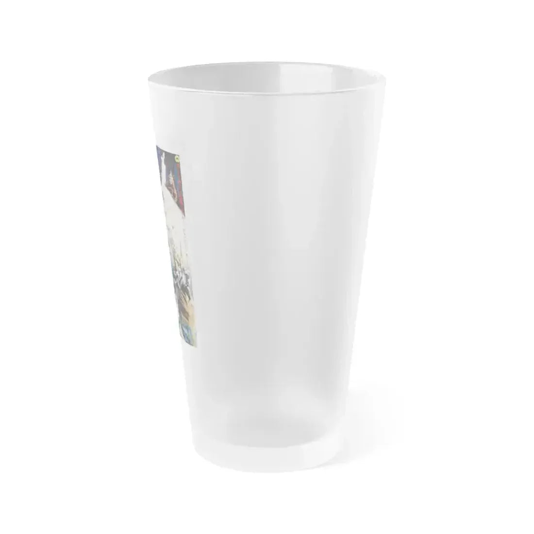 ALONG WITH GHOSTS 1969 Movie Poster - Frosted Pint Glass 16oz - Go Mug Yourself