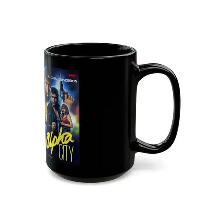 ALPHA CITY (VHS COVER) - Black Coffee Mug - Go Mug Yourself