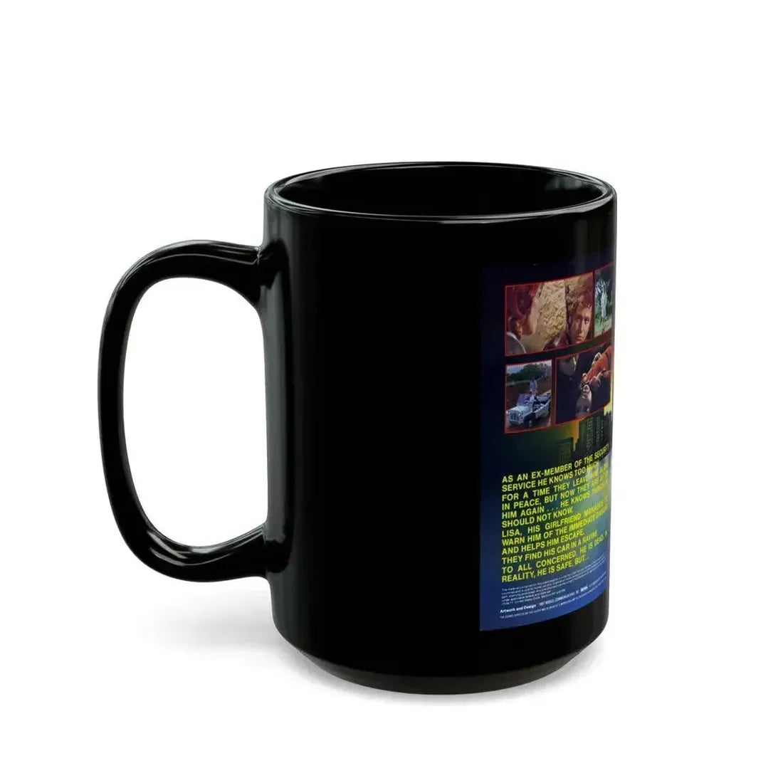 ALPHA CITY (VHS COVER) - Black Coffee Mug - Go Mug Yourself
