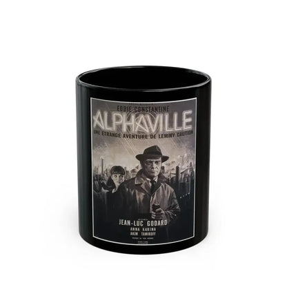 ALPHAVILLE 1965 Movie Poster - Black Coffee Mug 11oz - Go Mug Yourself