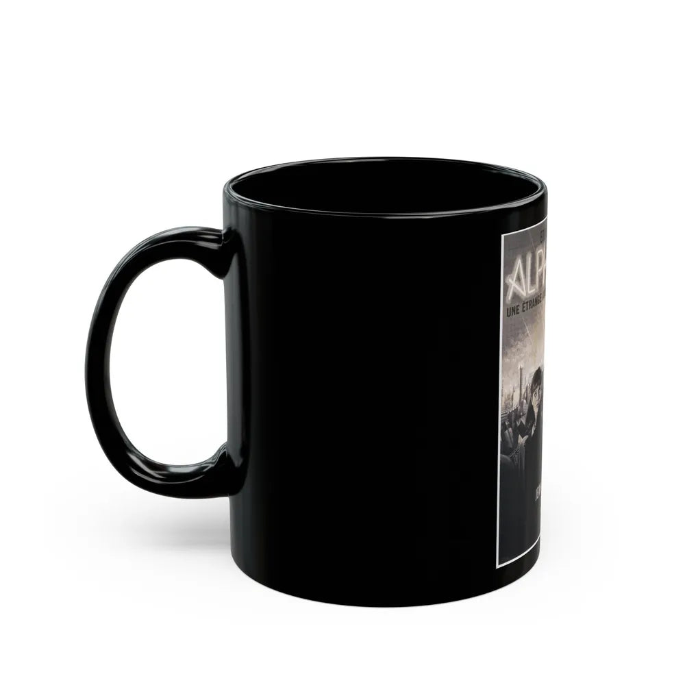 ALPHAVILLE 1965 Movie Poster - Black Coffee Mug-Go Mug Yourself