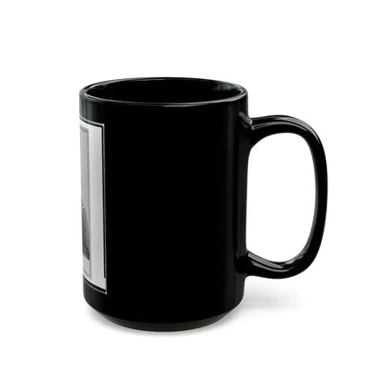 Alpheus S. Williams, Union Officer, Half-Length Portrait, Seated, Facing Left, With Small Star Medallion On Uniform (U.S. Civil War) Black Coffee Mug - Go Mug Yourself