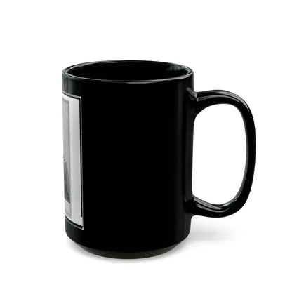 Alpheus S. Williams, Union Officer, Half-Length Portrait, Seated, Facing Left, With Small Star Medallion On Uniform (U.S. Civil War) Black Coffee Mug - Go Mug Yourself