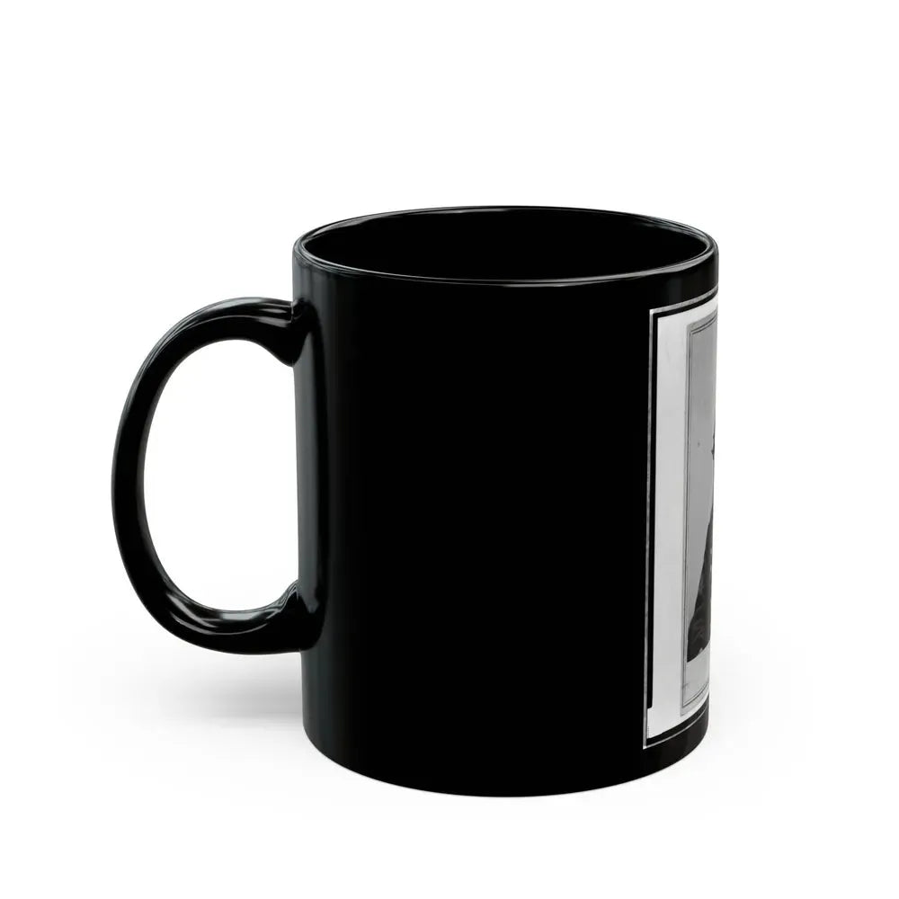 Alpheus S. Williams, Union Officer, Half-Length Portrait, Seated, Facing Left, With Small Star Medallion On Uniform (U.S. Civil War) Black Coffee Mug - Go Mug Yourself