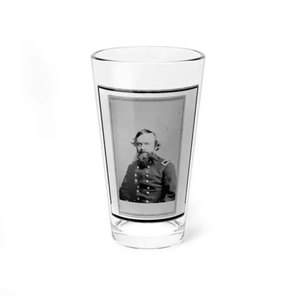 Alpheus S. Williams, Union Officer, Half-Length Portrait, Seated, Facing Left, With Small Star Medallion On Uniform (U.S. Civil War) Pint Glass 16oz 16oz - Go Mug Yourself
