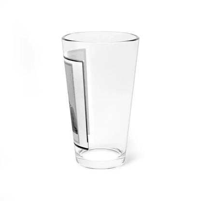 Alpheus S. Williams, Union Officer, Half-Length Portrait, Seated, Facing Left, With Small Star Medallion On Uniform (U.S. Civil War) Pint Glass 16oz - Go Mug Yourself