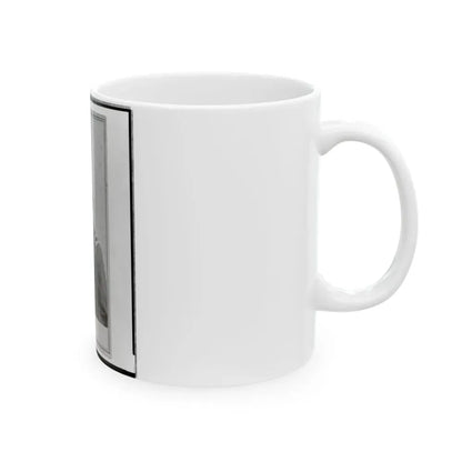 Alpheus S. Williams, Union Officer, Half-Length Portrait, Seated, Facing Left, With Small Star Medallion On Uniform (U.S. Civil War) White Coffee Mug - Go Mug Yourself