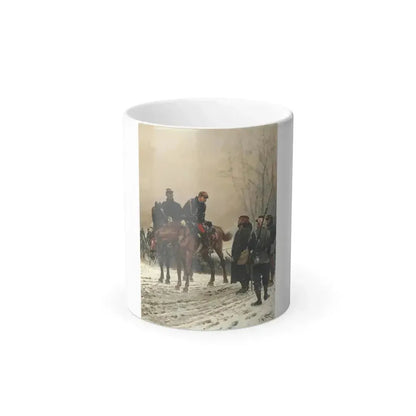 Alphonse Marie De Neuville (1835-1885) The Salute - 1879 - Color Changing Mug 11oz 11oz - Go Mug Yourself