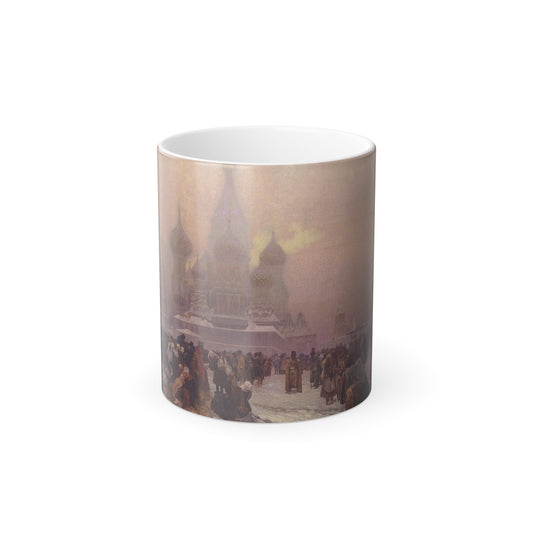 Alphonse Mucha (1860-1939) The Slav Epic - The Abolition of Serfdom in Russia - Color Changing Mug 11oz-11oz-Go Mug Yourself