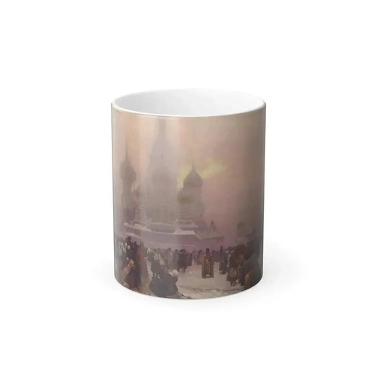 Alphonse Mucha (1860-1939) The Slav Epic - The Abolition of Serfdom in Russia - Color Changing Mug 11oz 11oz - Go Mug Yourself