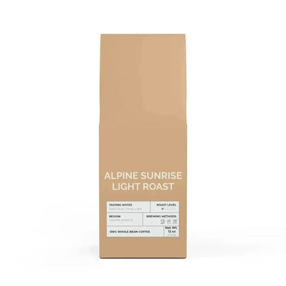 Alpine Sunrise Light Roast Whole Bean 12oz - Go Mug Yourself