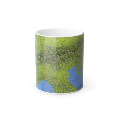 Alps, The (1985) (Map) Color Changing Mug 11oz Default Title 11oz - Go Mug Yourself