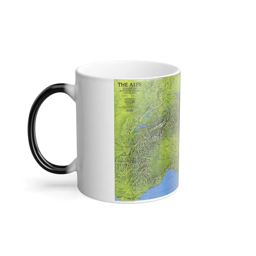 Alps, The (1985) (Map) Color Changing Mug 11oz-Go Mug Yourself