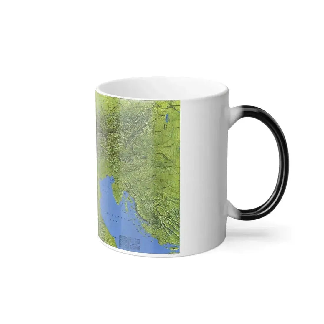 Alps, The (1985) (Map) Color Changing Mug 11oz - Go Mug Yourself