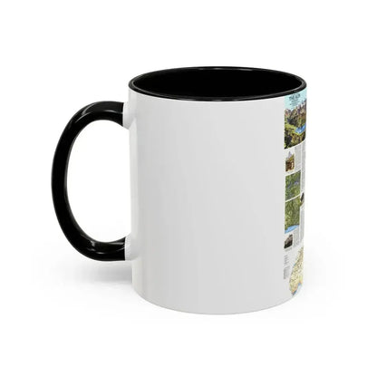 Alps, The - A Traveller's Map (1985) (Map) Accent Coffee Mug - Go Mug Yourself