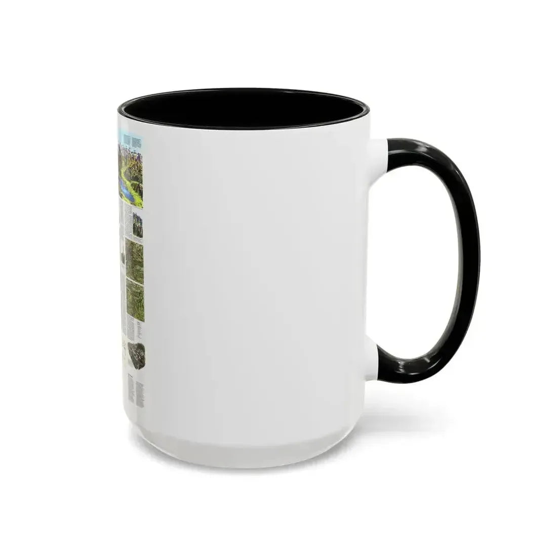 Alps, The - A Traveller's Map (1985) (Map) Accent Coffee Mug - Go Mug Yourself
