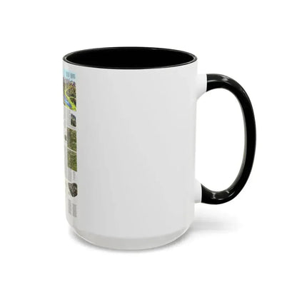 Alps, The - A Traveller's Map (1985) (Map) Accent Coffee Mug - Go Mug Yourself