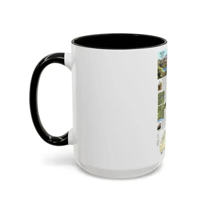 Alps, The - A Traveller's Map (1985) (Map) Accent Coffee Mug - Go Mug Yourself