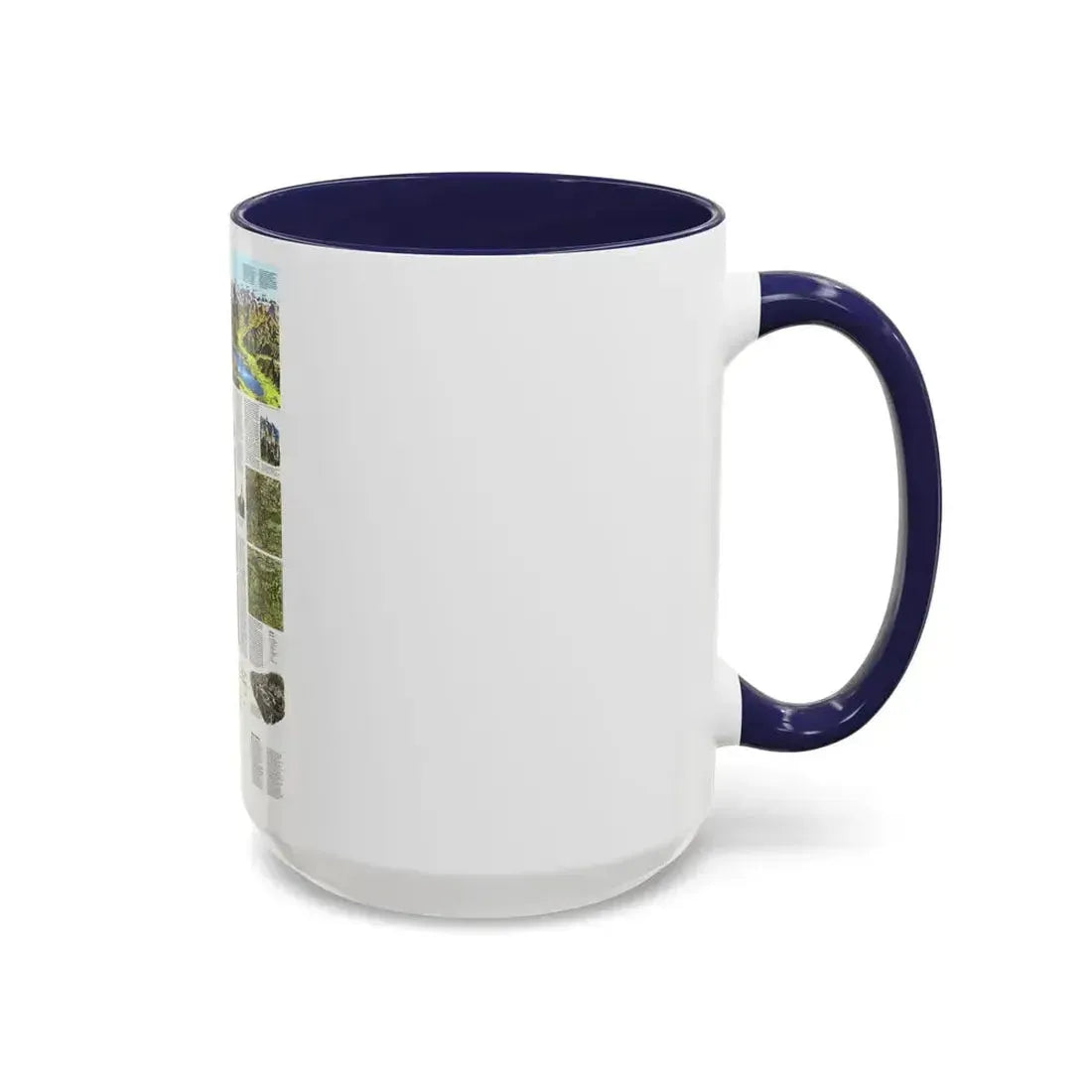 Alps, The - A Traveller's Map (1985) (Map) Accent Coffee Mug - Go Mug Yourself