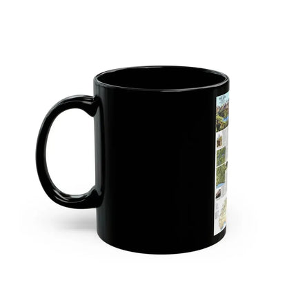 Alps, The - A Traveller's Map (1985) (Map) Black Coffee Mug - Go Mug Yourself