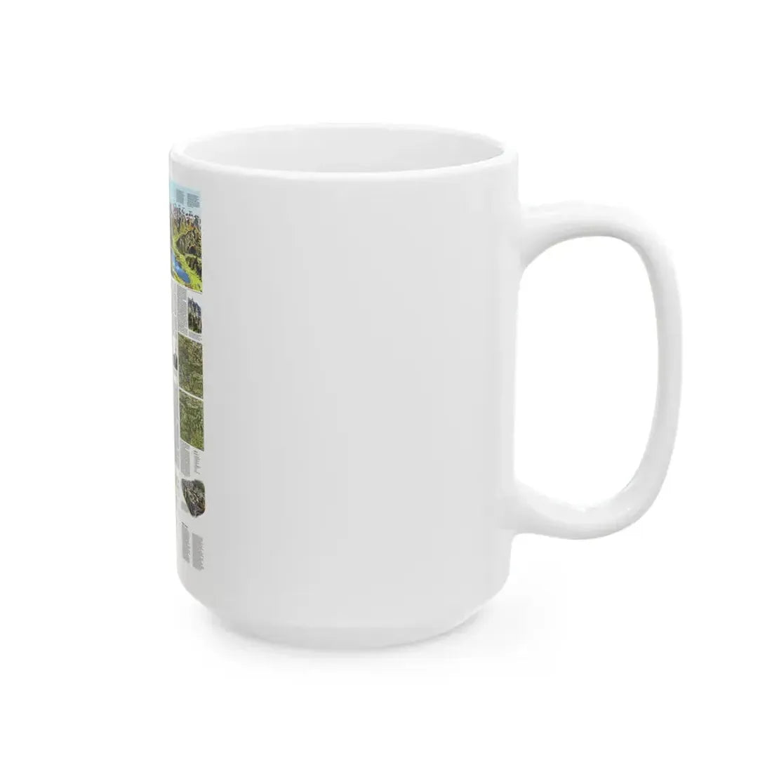 Alps, The - A Traveller's Map (1985) (Map) White Coffee Mug - Go Mug Yourself