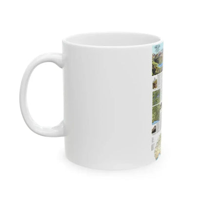 Alps, The - A Traveller's Map (1985) (Map) White Coffee Mug - Go Mug Yourself