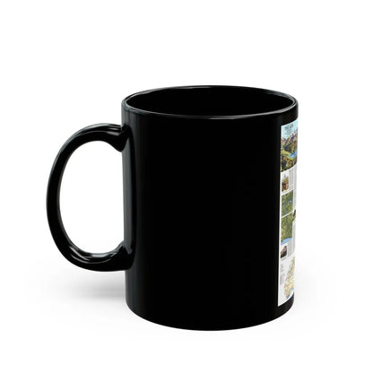 Alps, The - A Traveller's Map (1985) (Map) Black Coffee Mug-Go Mug Yourself