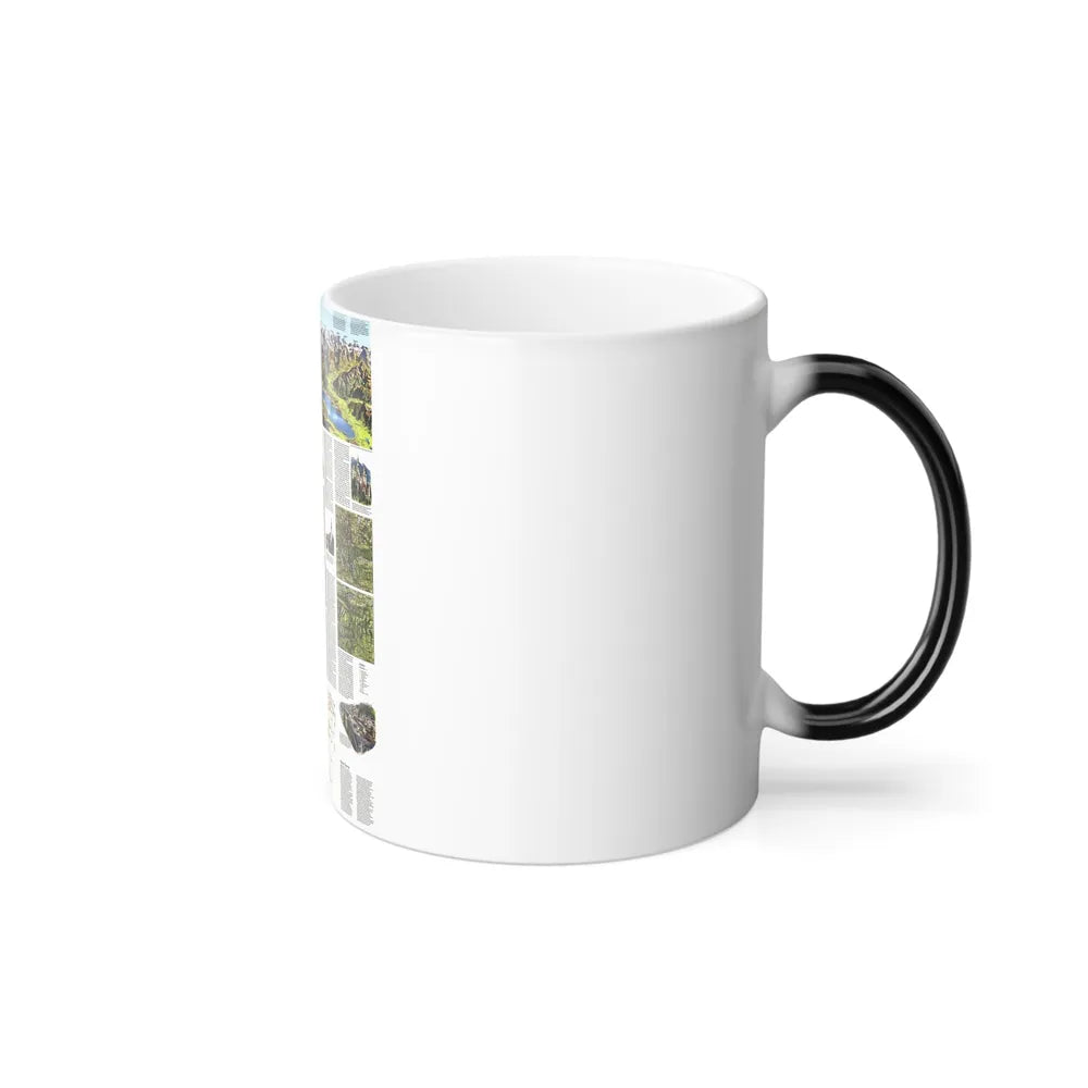 Alps, The - A Traveller's Map (1985) (Map) Color Changing Mug 11oz-Go Mug Yourself