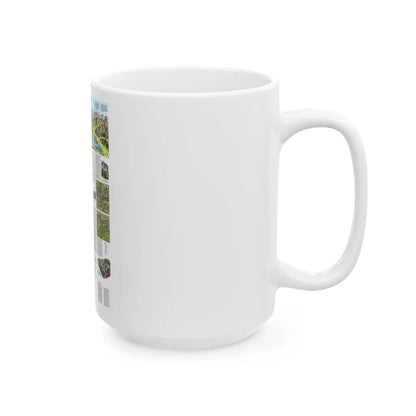 Alps, The - A Traveller's Map (1985) (Map) White Coffee Mug-Go Mug Yourself