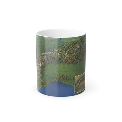 Alps, The - Europe's Backbone (1965) (Map) Color Changing Mug 11oz-Go Mug Yourself