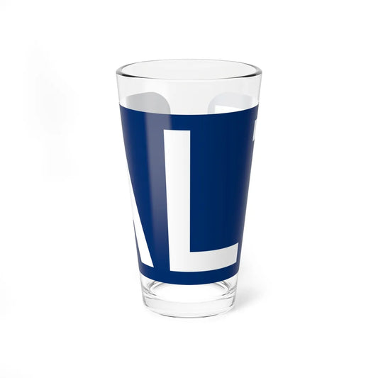 Alt plate blue FL 1956 (Florida) (Road Sign) Pint Glass 16oz 16oz - Go Mug Yourself