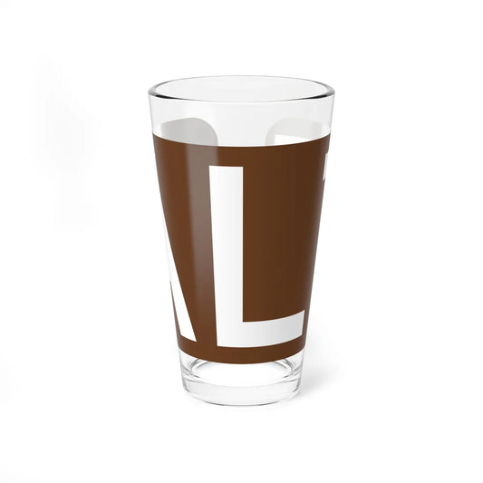 Alt plate brown FL 1956 (Florida) (Road Sign) Pint Glass 16oz 16oz - Go Mug Yourself