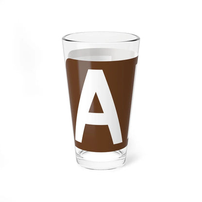 Alt plate brown FL 1956 (Florida) (Road Sign) Pint Glass 16oz - Go Mug Yourself