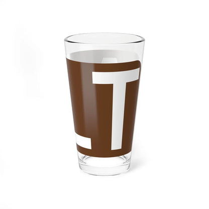 Alt plate brown FL 1956 (Florida) (Road Sign) Pint Glass 16oz - Go Mug Yourself