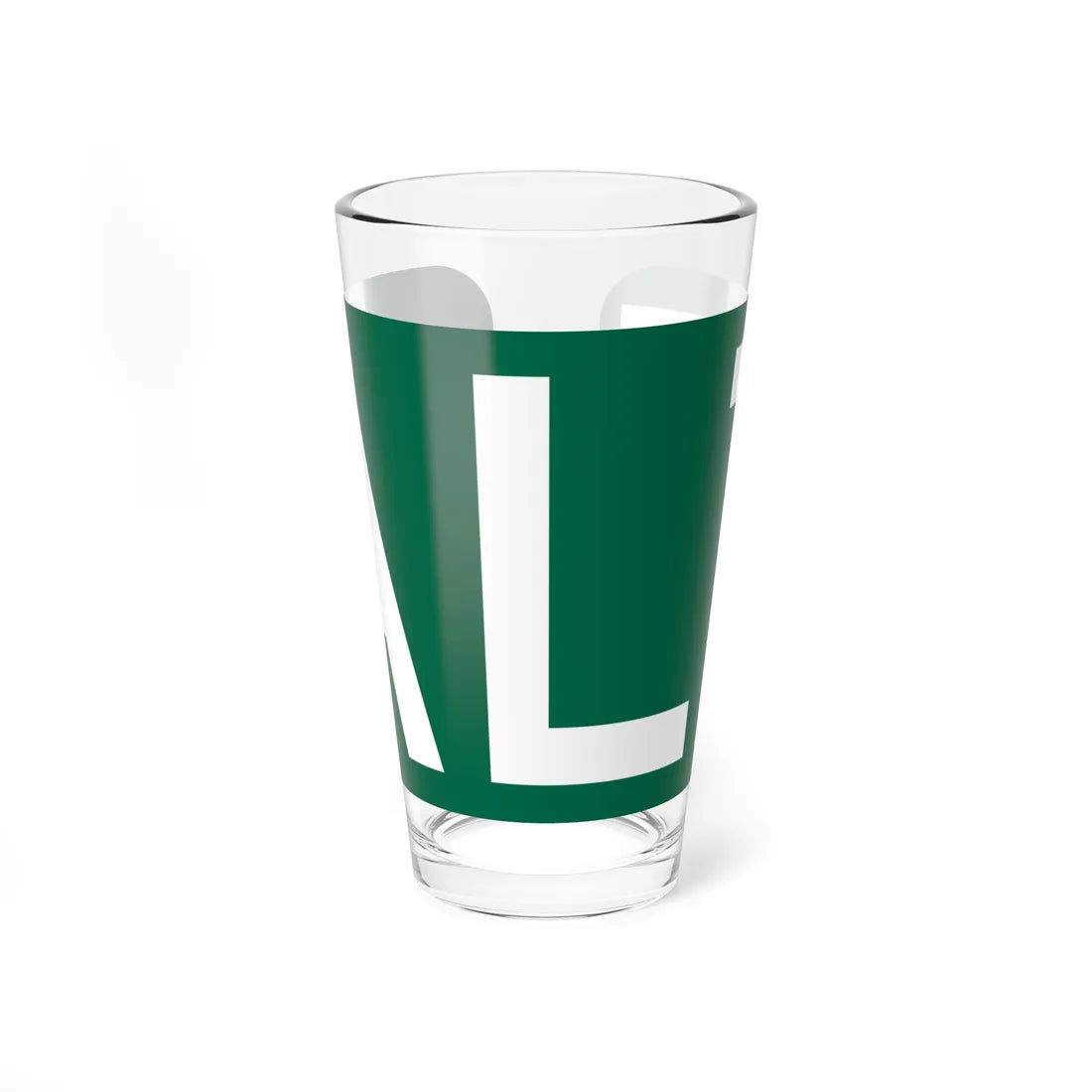 Alt plate green FL 1956 (Florida) (Road Sign) Pint Glass 16oz 16oz - Go Mug Yourself