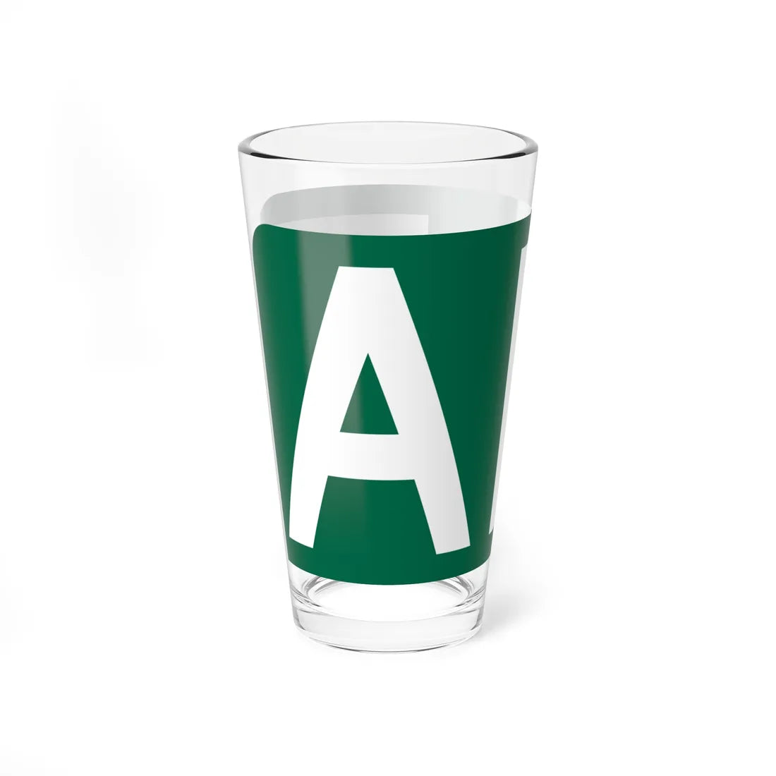Alt plate green FL 1956 (Florida) (Road Sign) Pint Glass 16oz - Go Mug Yourself