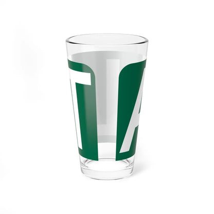 Alt plate green FL 1956 (Florida) (Road Sign) Pint Glass 16oz - Go Mug Yourself