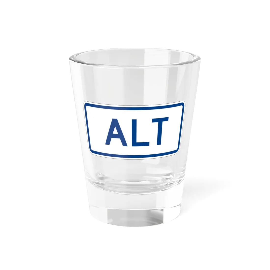 Alt plate South Carolina (South Carolina) (Road Sign) Shot Glass 1.5oz 1.5oz - Go Mug Yourself