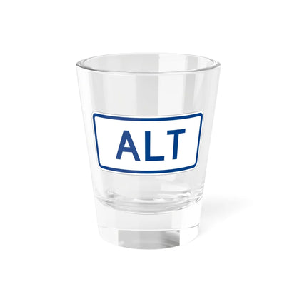 Alt plate South Carolina (South Carolina) (Road Sign) Shot Glass 1.5oz 1.5oz - Go Mug Yourself