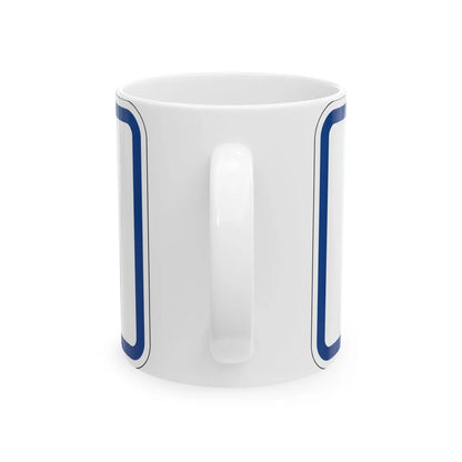 Alt plate South Carolina (South Carolina) (Road Sign) White Coffee Mug - Go Mug Yourself