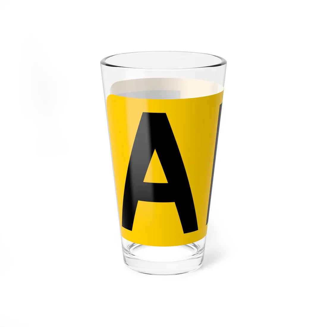 Alt plate yellow FL 1956 (Florida) (Road Sign) Pint Glass 16oz - Go Mug Yourself