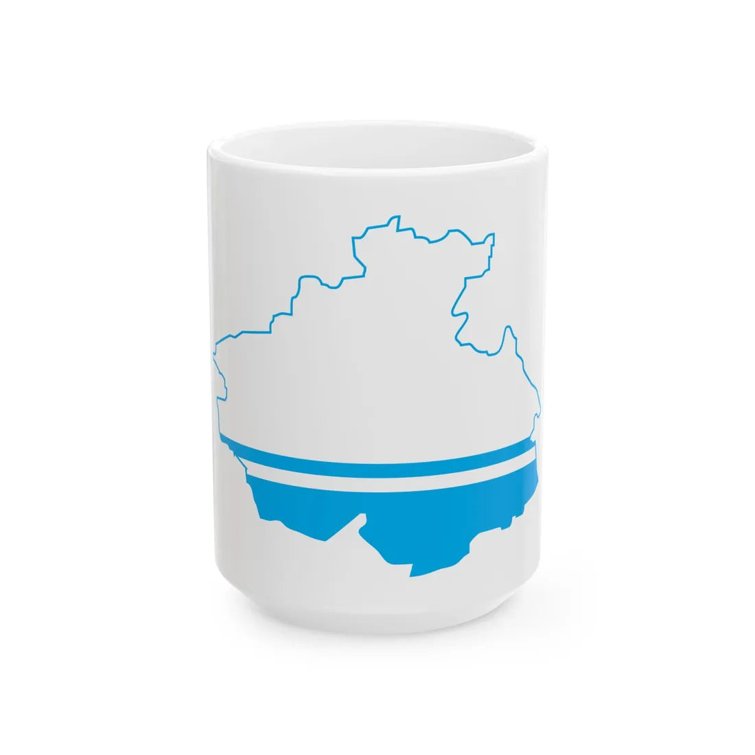 Altai-geo-stub (Russia) White Coffee Mug 15oz - Go Mug Yourself