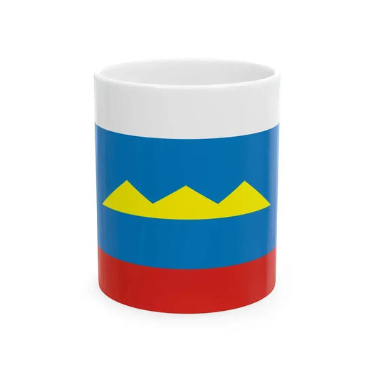Altai Republic flag proposal 1 (Russia) White Coffee Mug 11oz - Go Mug Yourself