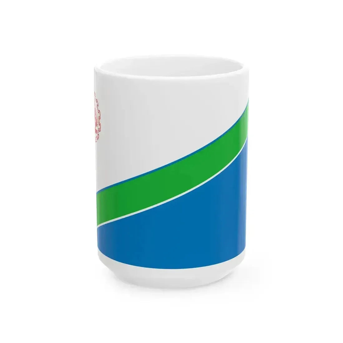 Altai Republic flag submission 1992 22 (Russia) White Coffee Mug 15oz - Go Mug Yourself
